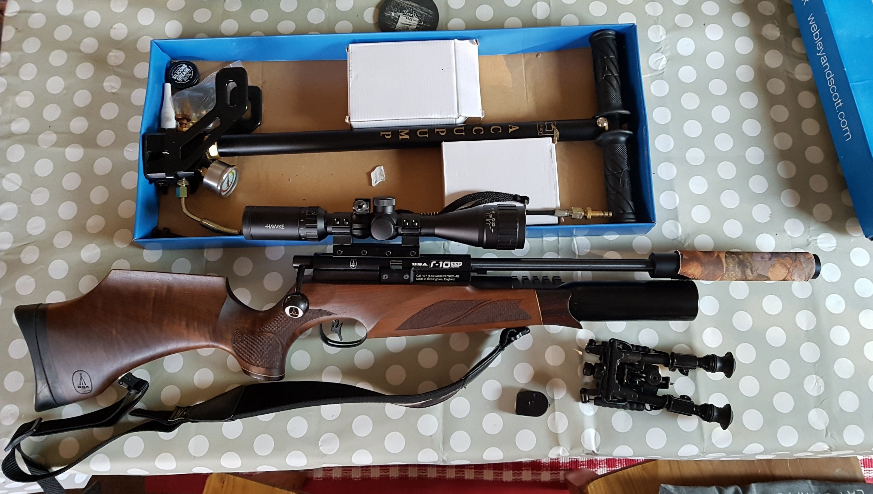 BSA R10 Supercarbine .177 full kit