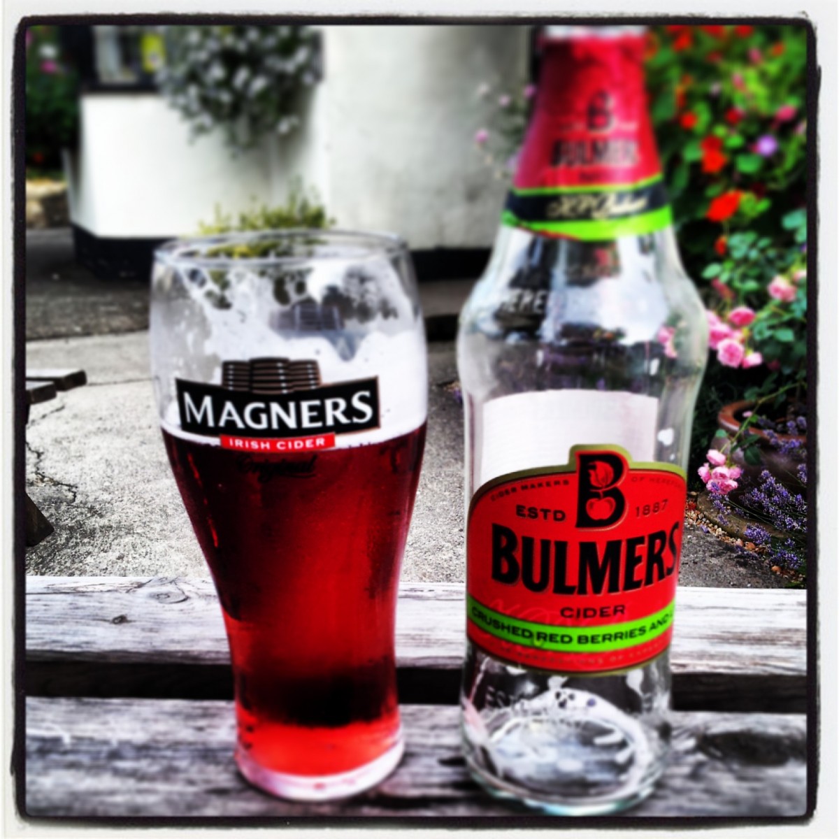 Bulmers, because there's nothing more country than cider, right?