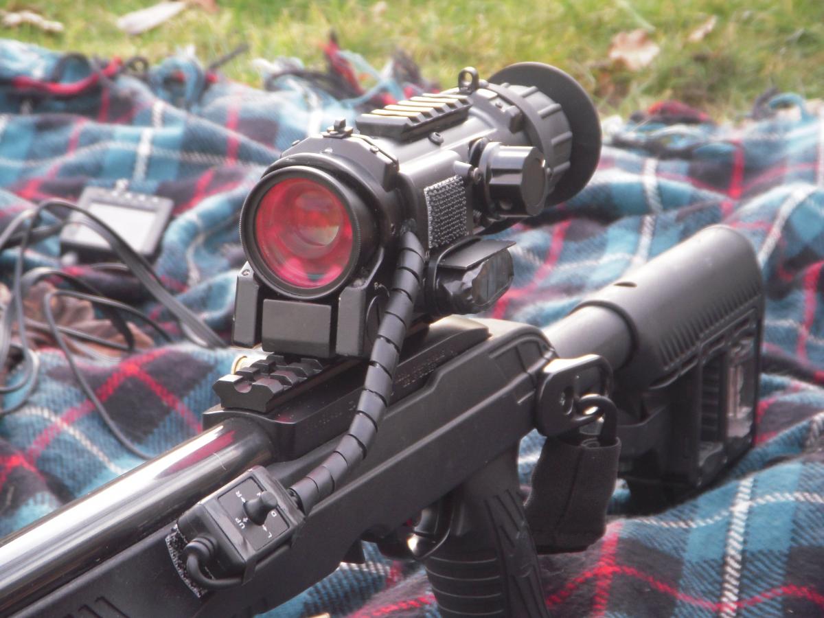 The New Elcan Digital Night Vision Rifle Scope "ednv" Shooting