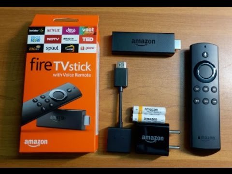Amazon fire tv stick with alexa voice remote
