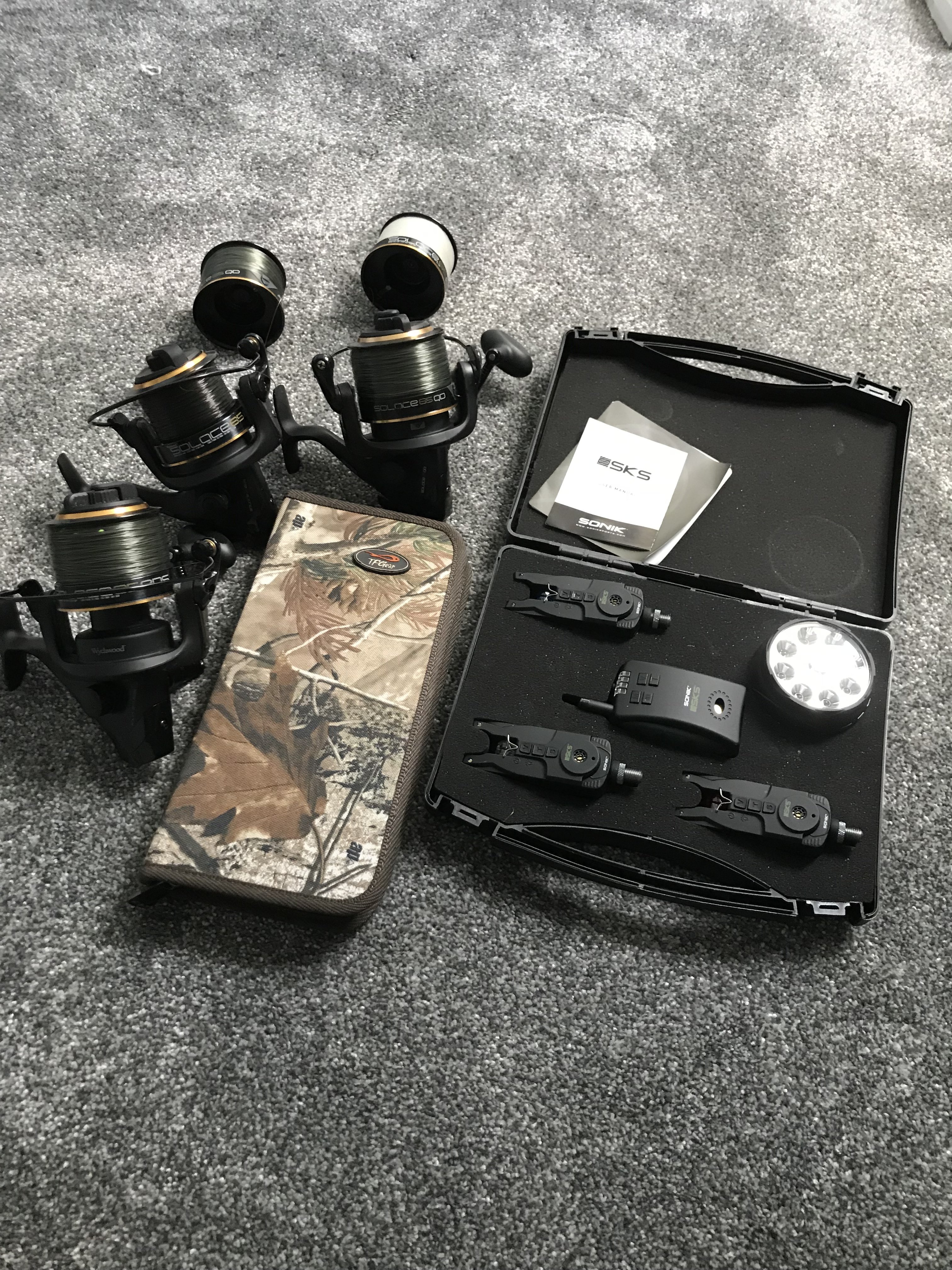 Carp fishing set up