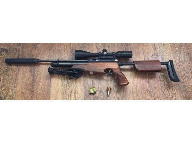 Air arms s410 tdr .22 pre charged air rifle in Wrexham