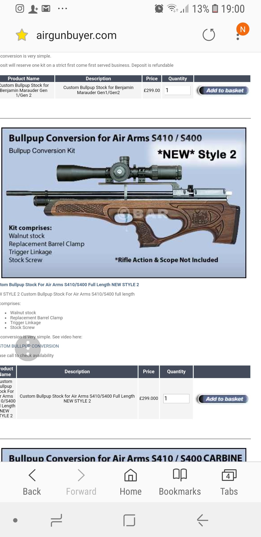 S410 classic bullpub nd kit conversion