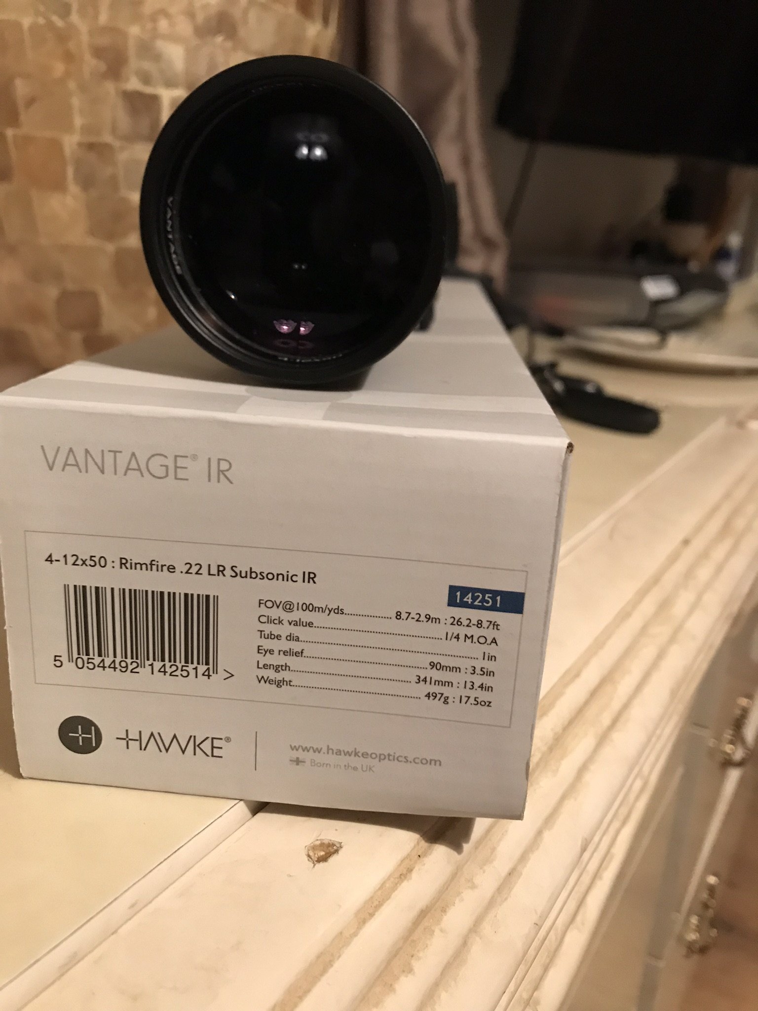 Hawke vantage 4x12x50 22LR