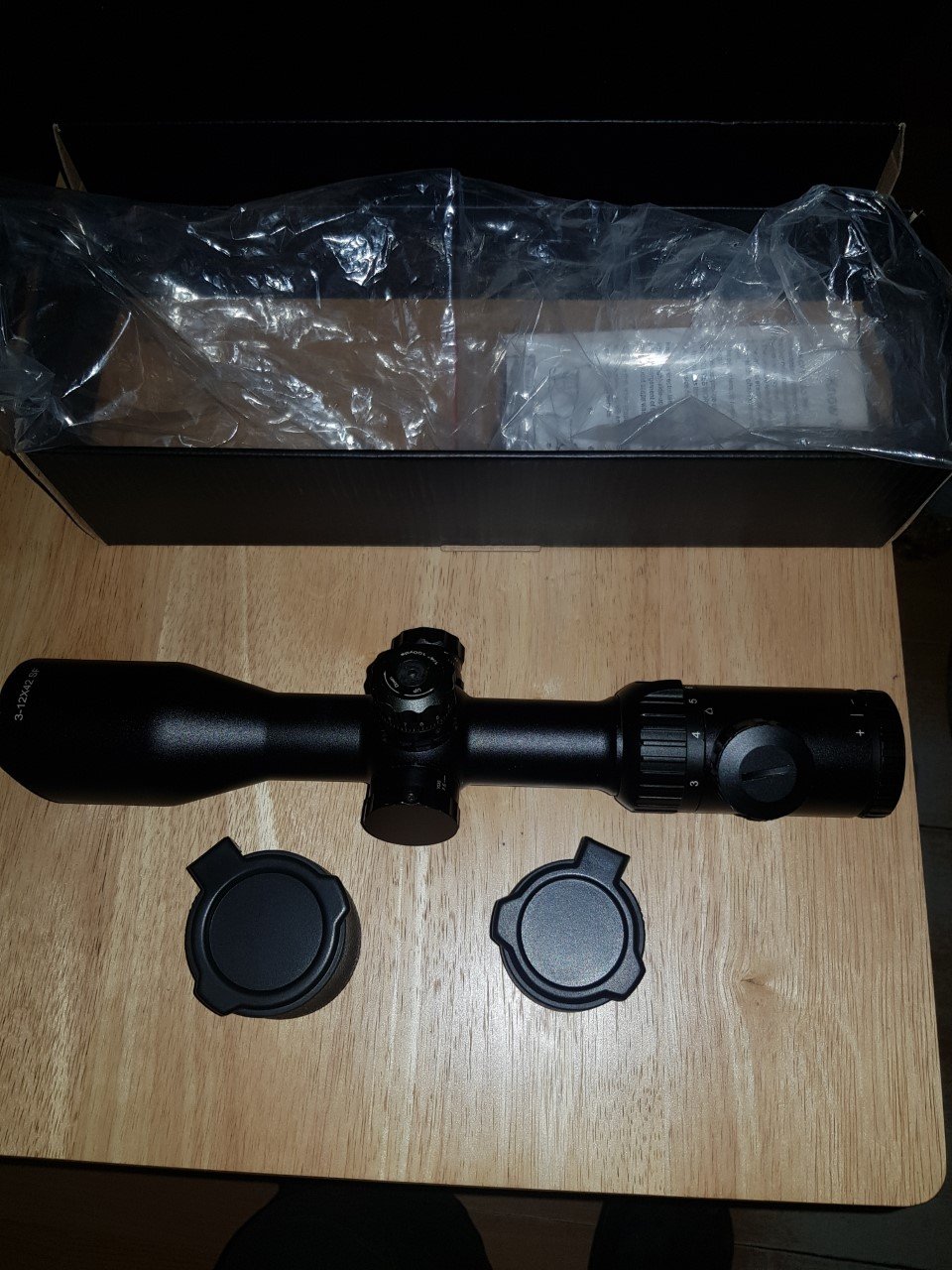 3-12x42 side focus scope,illuminated ret,sale/swap