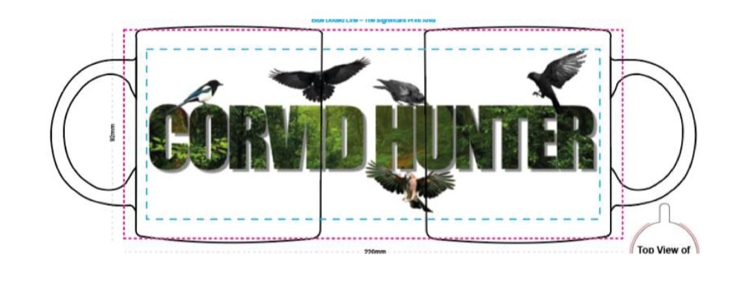 Corvid Hunter Mugs For Sale