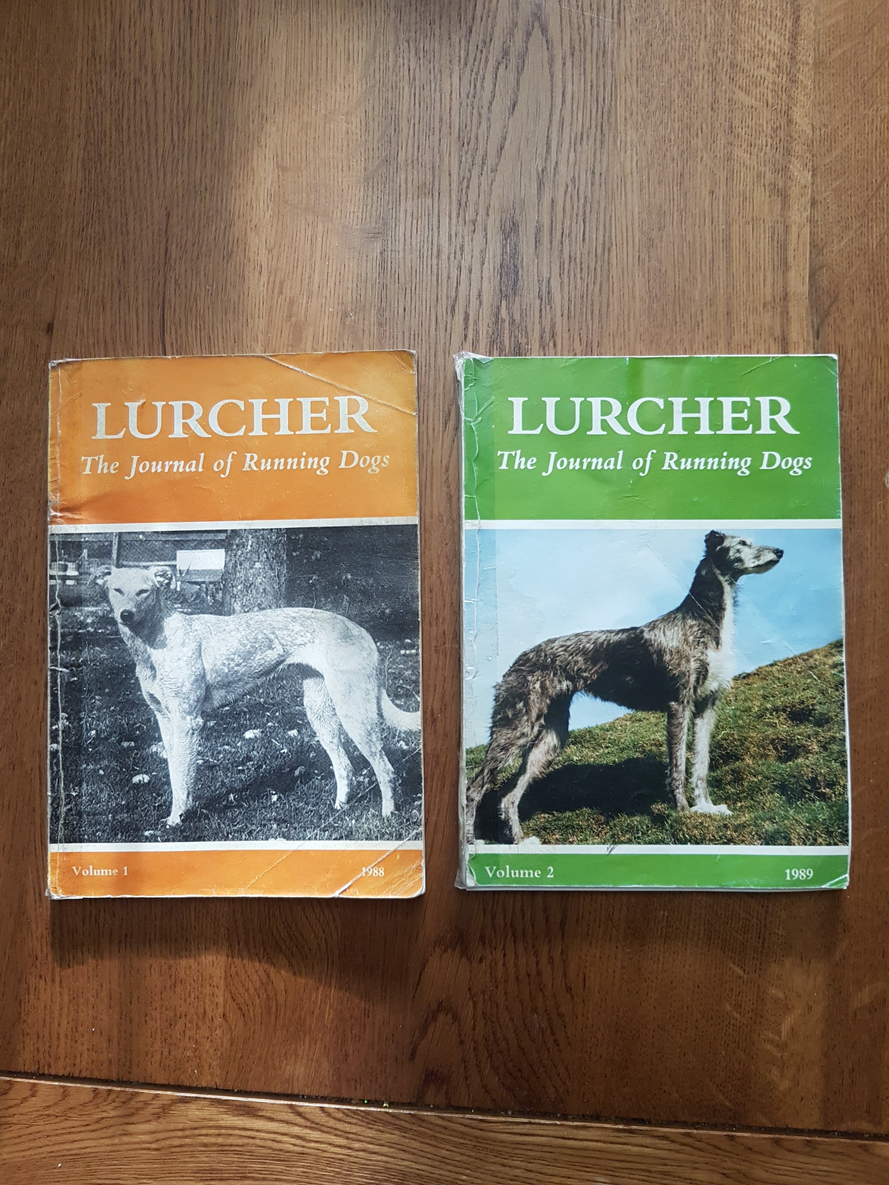Journal of running dogs 1988 & 1989