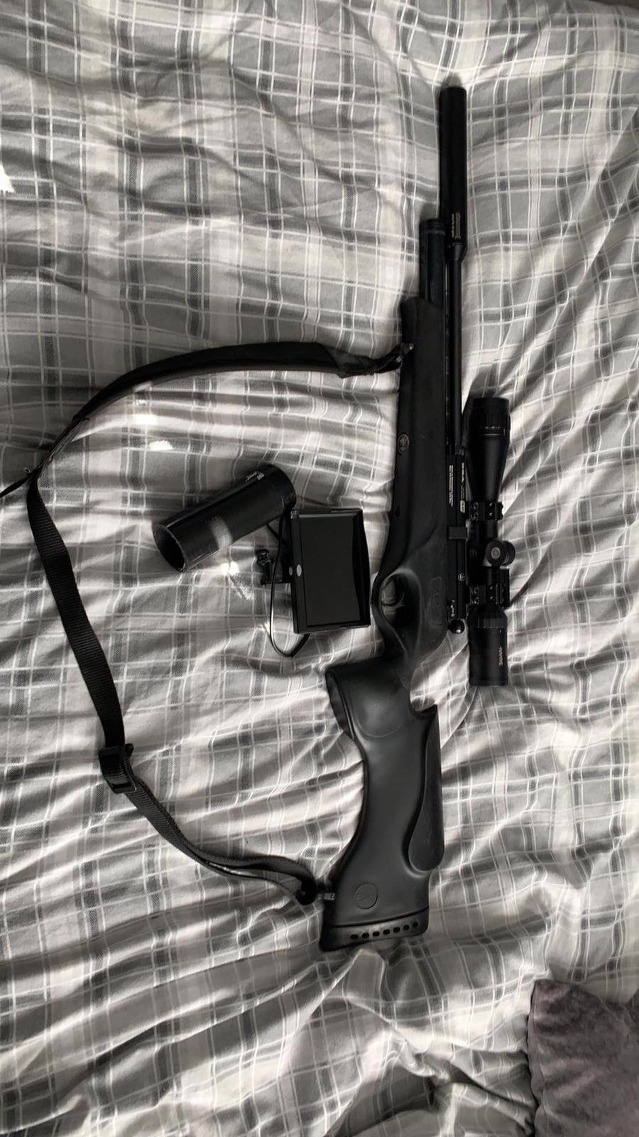 BSA ultra se .177 with night sight and 3 litre bottle