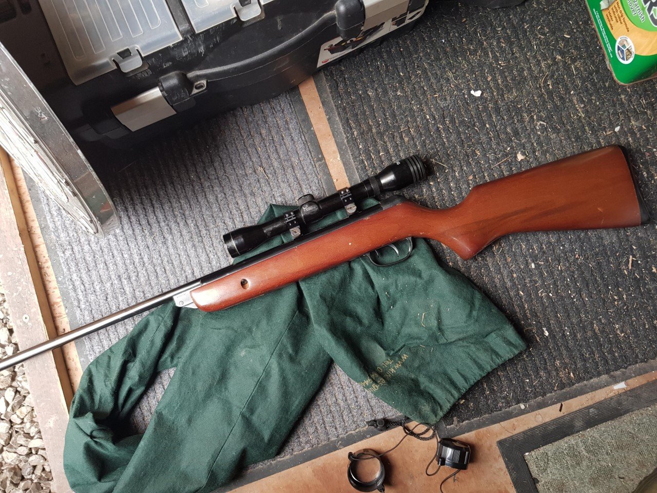 .22 BSA Meteor with scopes
