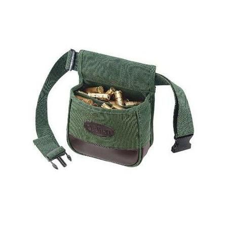 Allen Double Heavy Canvas Compartment Shooters Bag with Belt