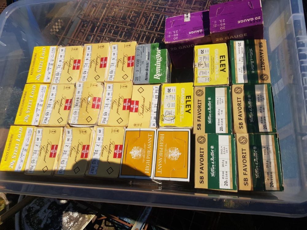 20 bore cartridges,25 boxes