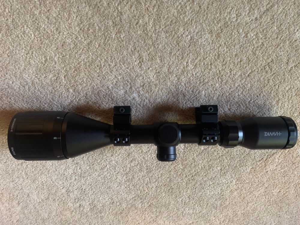 Hawke Eclipse IR 3-12x50 AO Mil Dot IR with Mounts