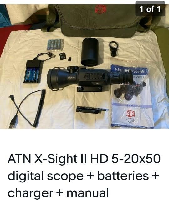 ATN X-Sight II HD 5-20x50