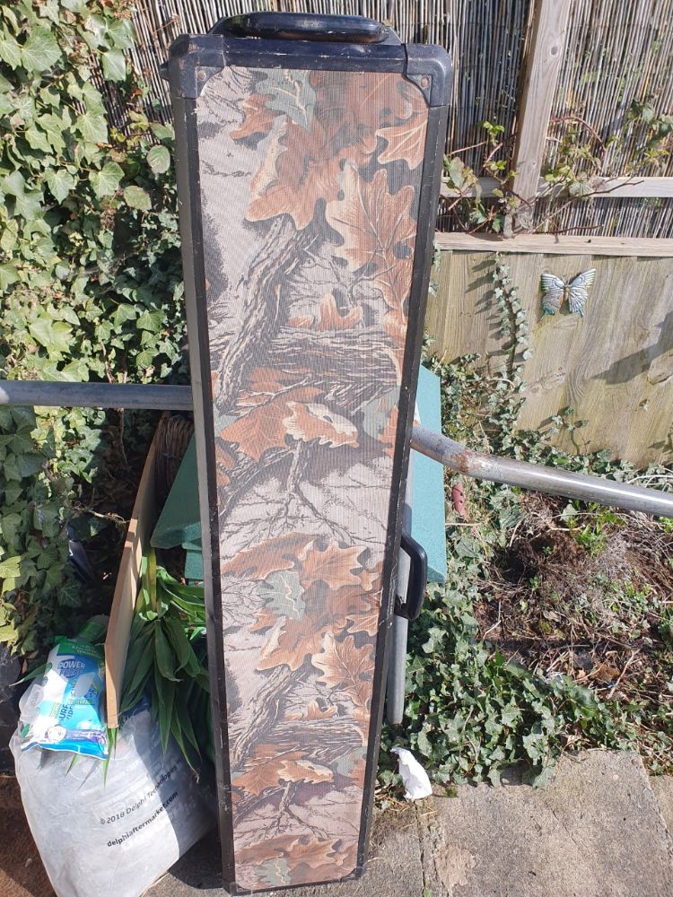 Camo hard rifle case