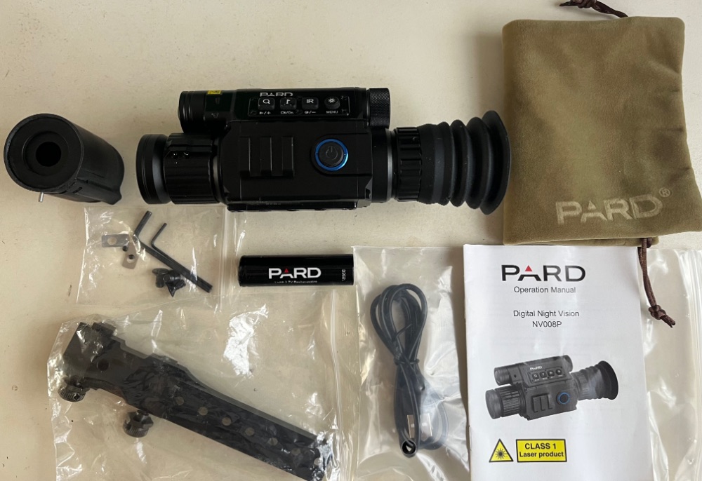 Pard NV008PLRF night and day scope.