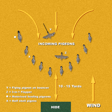 Pigeon Decoy Pattern 3